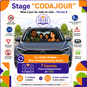 Stage "CODAJOUR": Demi-journées —  2 mardis a-midi (cycles de 2 dates)