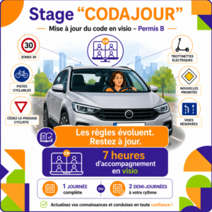 Stage "CODAJOUR" : Demi-journées — 2 jeudis matin (cycles de 2 dates)