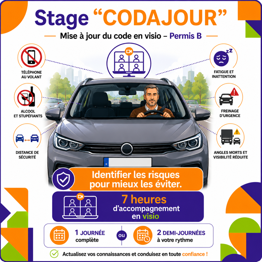 Stage "CODAJOUR": Journée Complète - Mardi