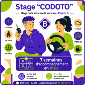 Stage "CODOTO": Du lundi 13 juillet au vendredi 28 août 2026