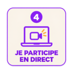 Je clique sur le lien pour participer à la séance de code en visioconférence