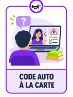 Cours Code Auto à la carte en visioconférence avec une enseignante